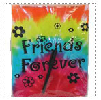 Tie Dye Friends Forever Oversized Autograph T-Shirt