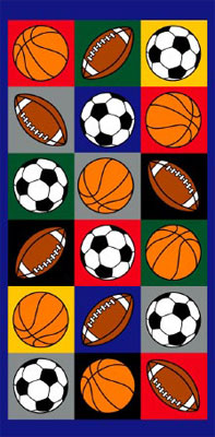 Sports Block Towel (Bunk Junk)