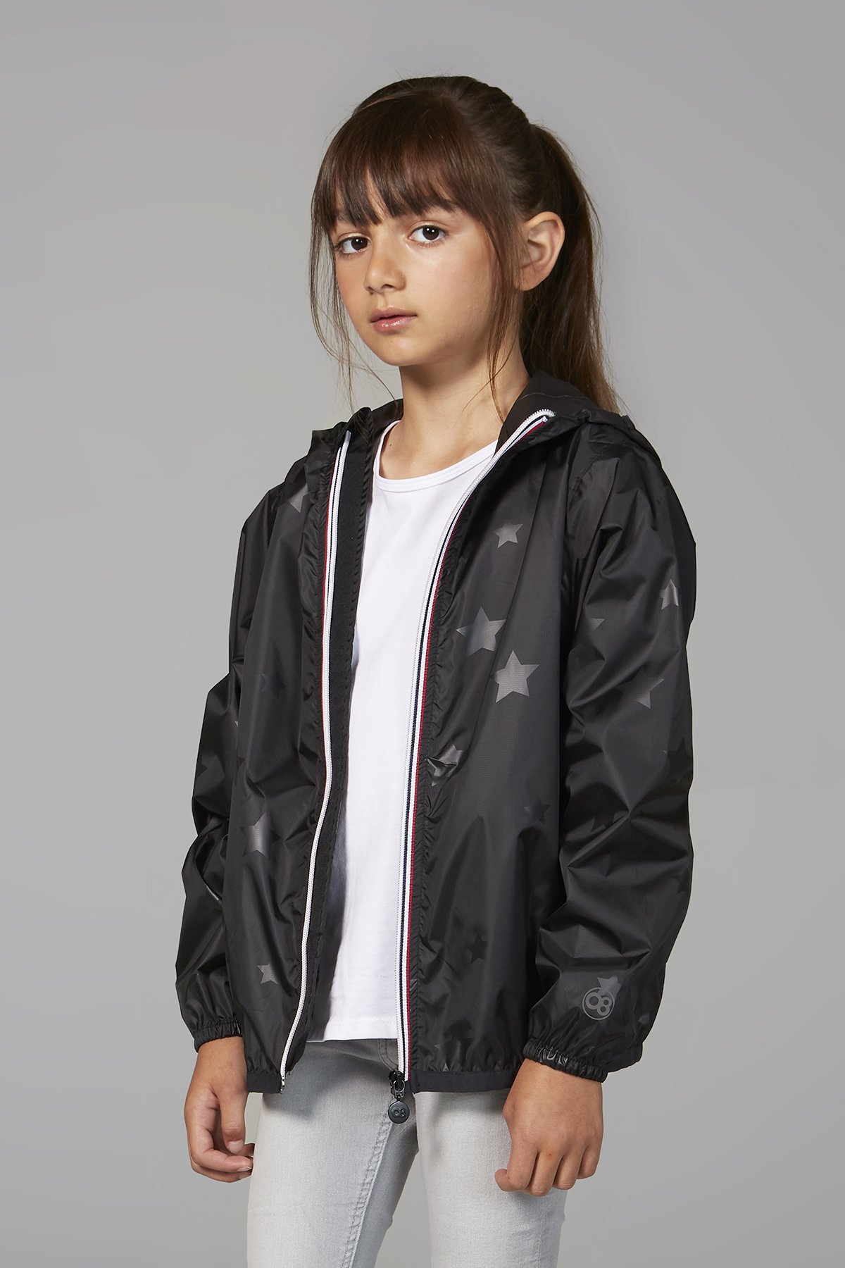 SAM PRINT KIDS PACKABLE RAIN JACKET