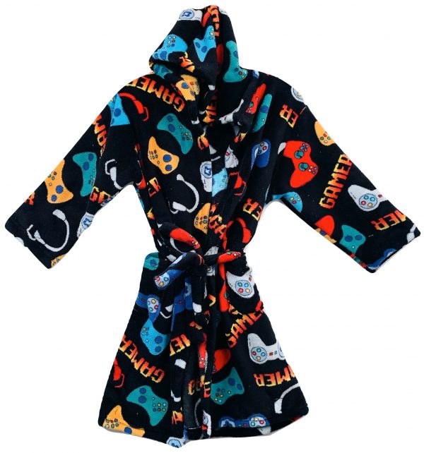 FLURR ROBE-GAMER BLACK