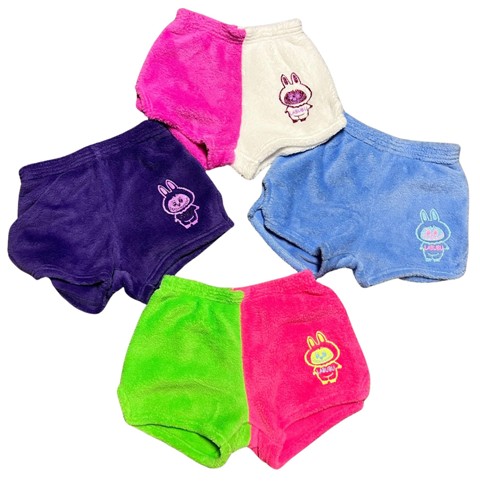 MADE WITH LOVE & KISSES FLURR SHORTS -LABUBU