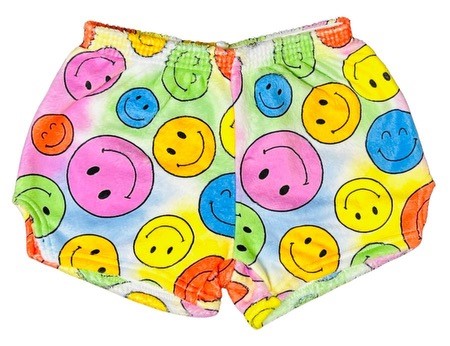 MADE WITH LOVE & KISSES FLURR SHORTS -SMILEY GUY