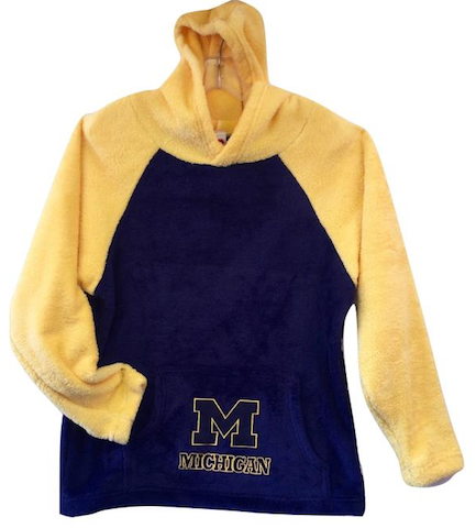 MWLK 2 Tone Hoodie-University of Michigan