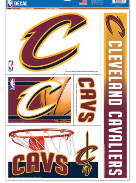 Sports/College Multi Use Decal 11x17-Cleveland Cavaliers