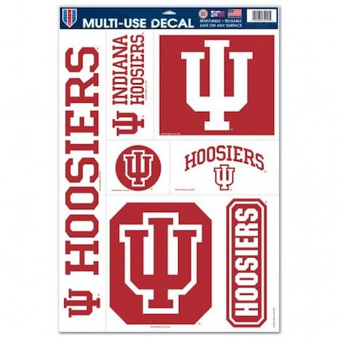 Sports/College Multi Use Decal 11x17-Indiana University
