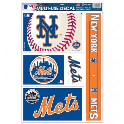 Sports/College Multi Use Decal 11x17-NY Mets