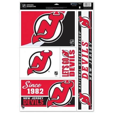 Sports/College Multi Use Decal 11x17-NJ Devils