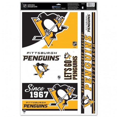 Sports/College Multi Use Decal 11x17-Pittsburgh Penguins