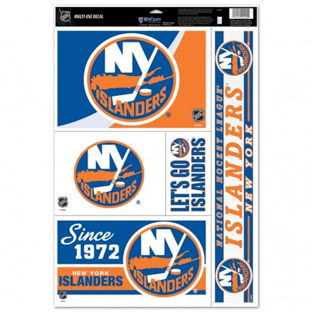 Sports/College Multi Use Decal 11x17-NY Islanders