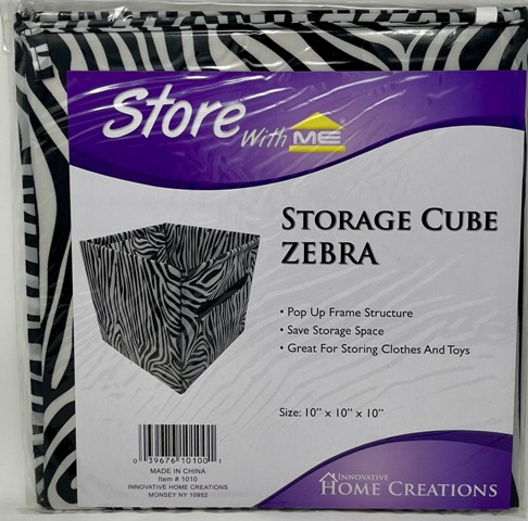 ZEBRA CUBE 10X10X10