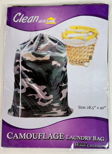 CAMOFLAGE LAUNDRY BAG 30X40