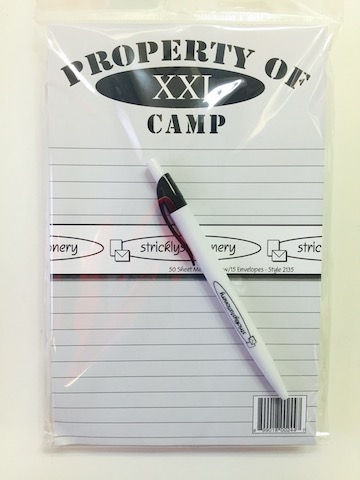 Memo Pad-Property Of (Camp Stationery)