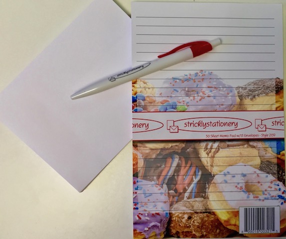 Memo Pads-Donuts (Camp Stationery)
