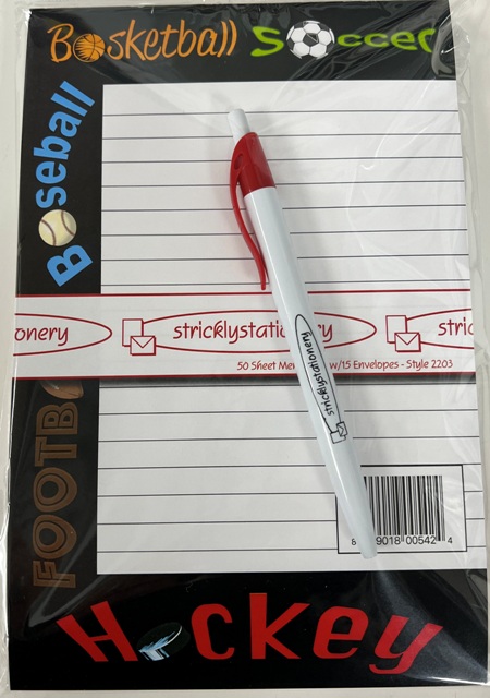 Memo Pad-All Sports(Camp Stationery)
