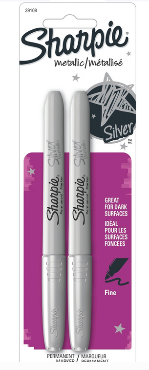 Silver Sharpie Metallic 2pk