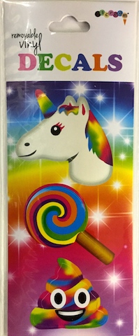 Small Rainbow Emojis Decal