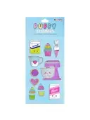 BAKED WITH LOVE PUFFY STICKERS