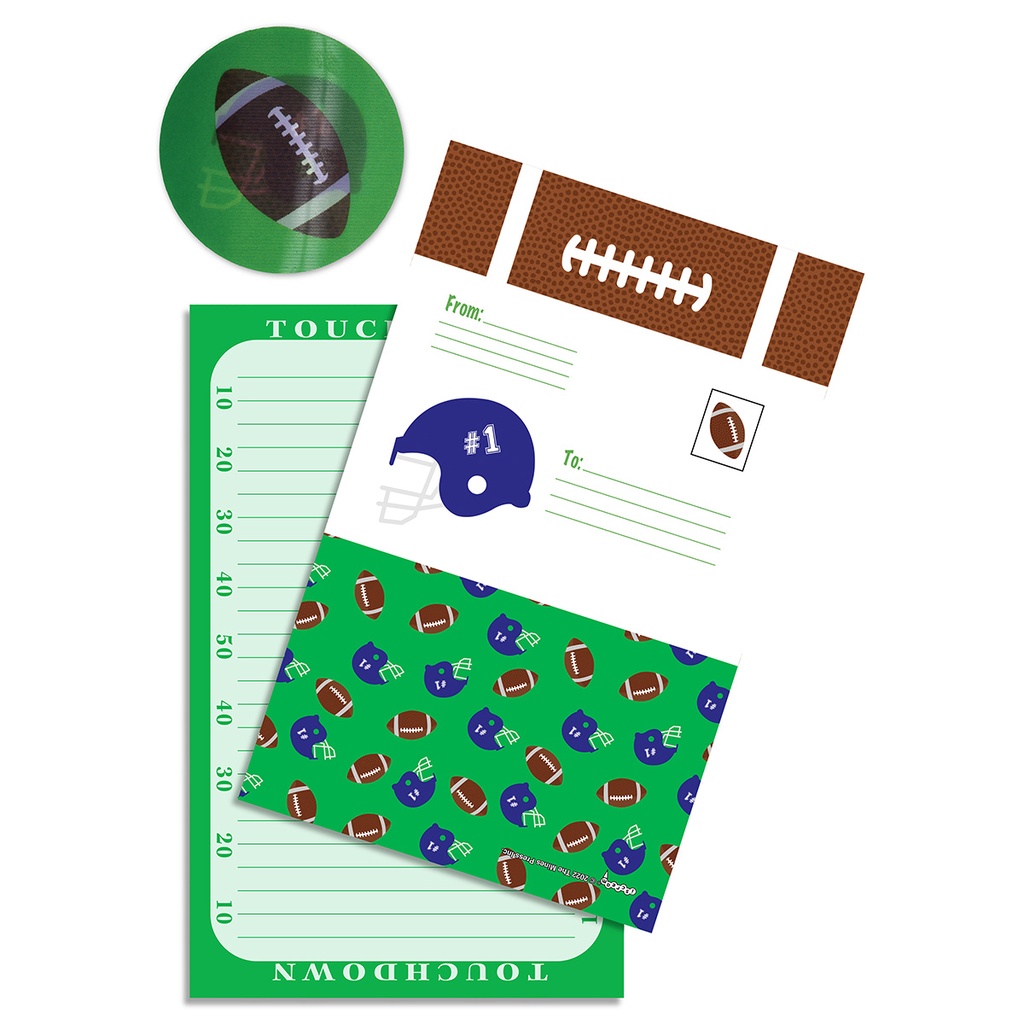TOUCHDOWN FOLDOVER CARDS
