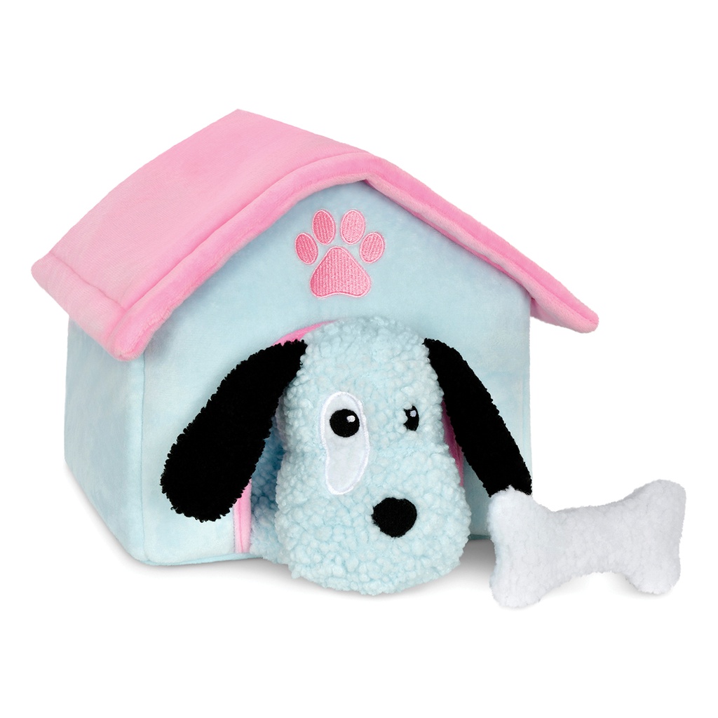 DOG HOUSE FLEECE PILLOW