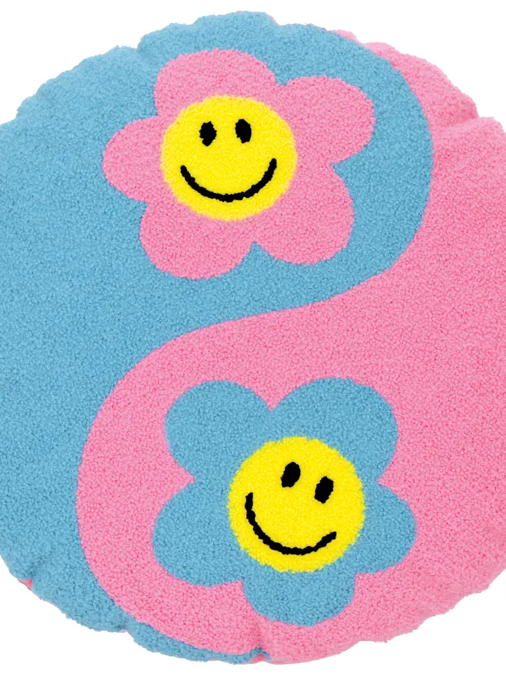 YIN YANG DAIST CHENILLE PLUSH