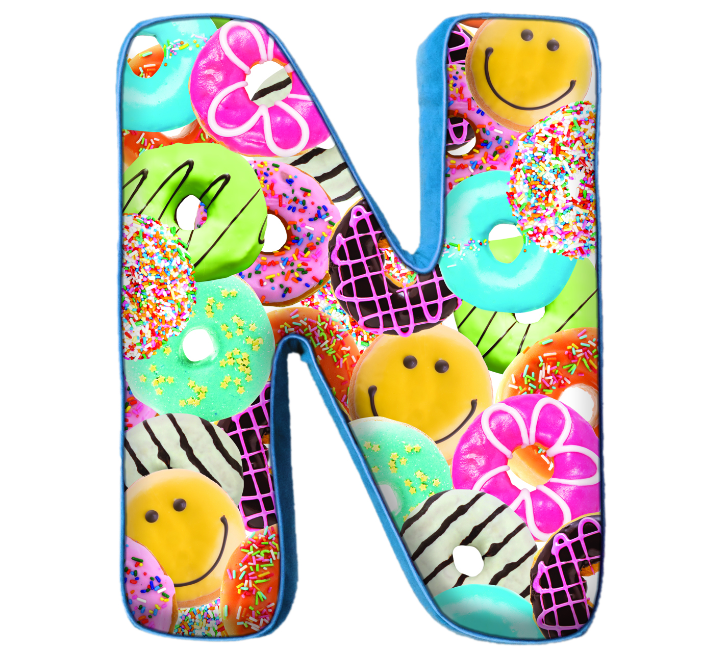 Initial Microbead Pillow N