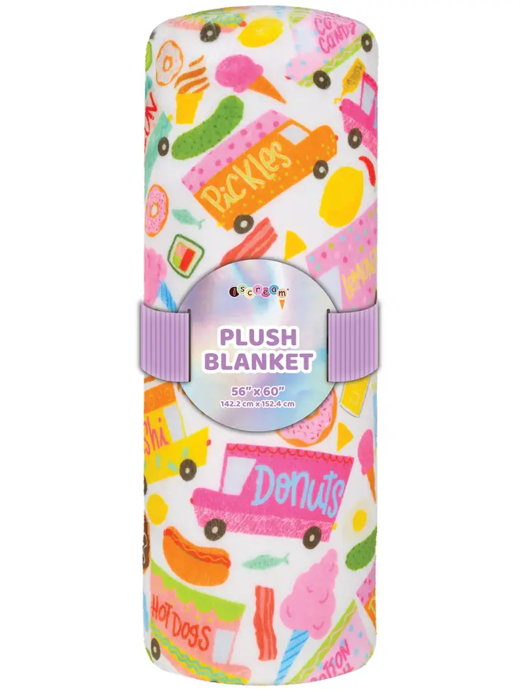 FOOD TRUCK FUN PLUSH BLANKET