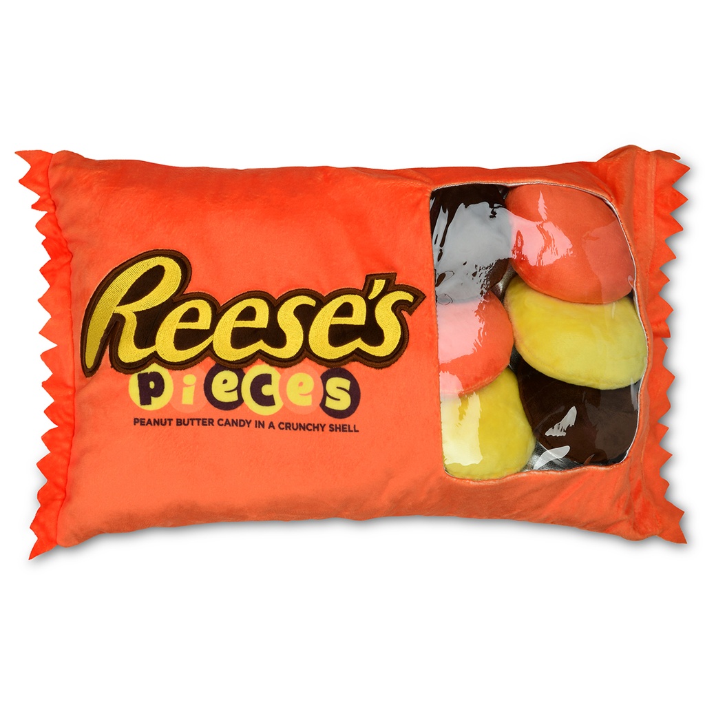 REESES PIECES CANDY PILLOWS