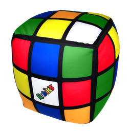 RUBIK'S CUBE 3D MICROBEAD PLUSH