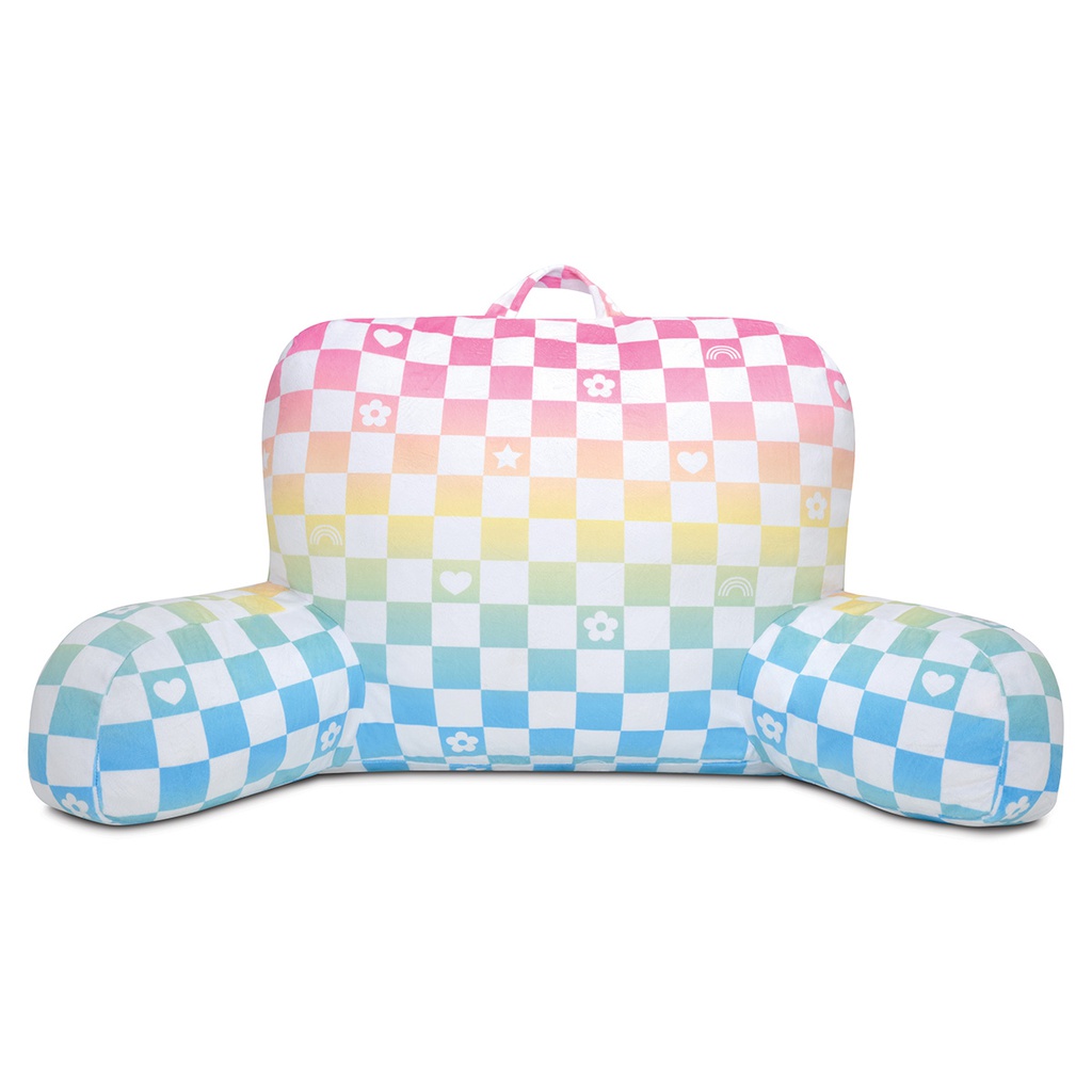 LOUNGE PILLOW-OMBRE CHECKERBOARD