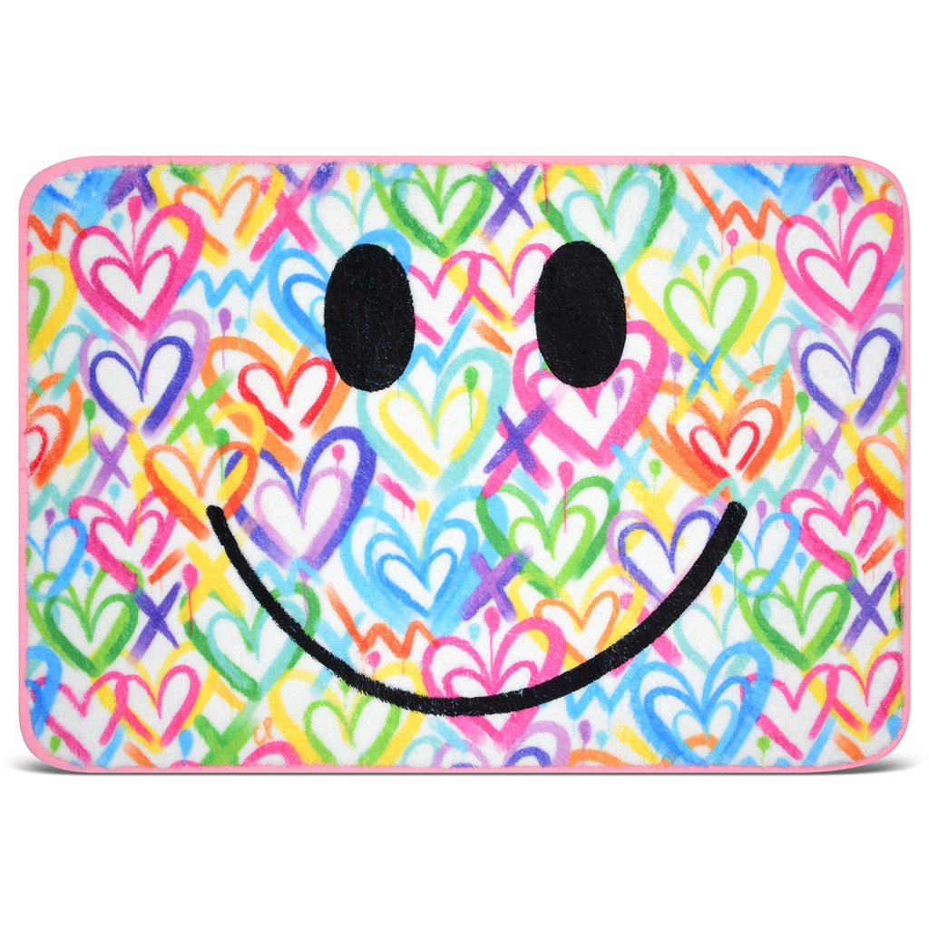 COREY PAIGE HEARTS FLOOR MAT