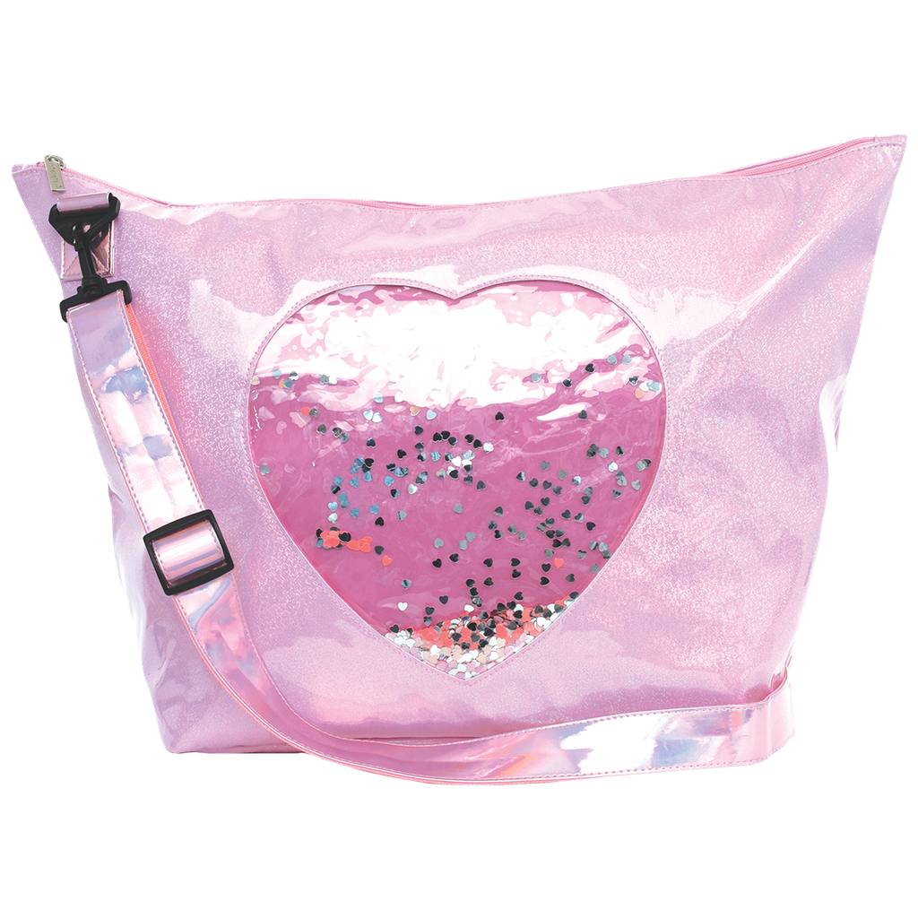 HEARTS CONFETTI WEEKENDER BAG