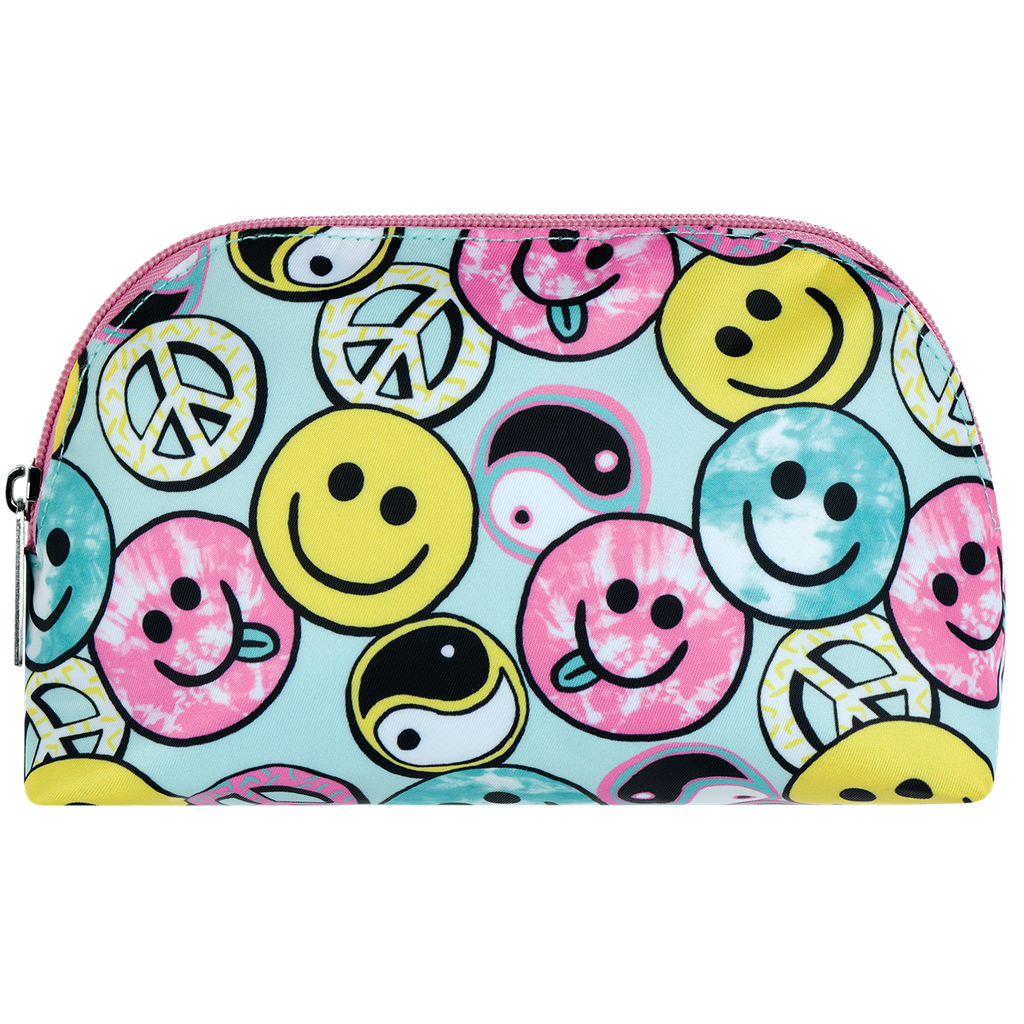 BE ALL SMILES OVAL COSMETIC BAG