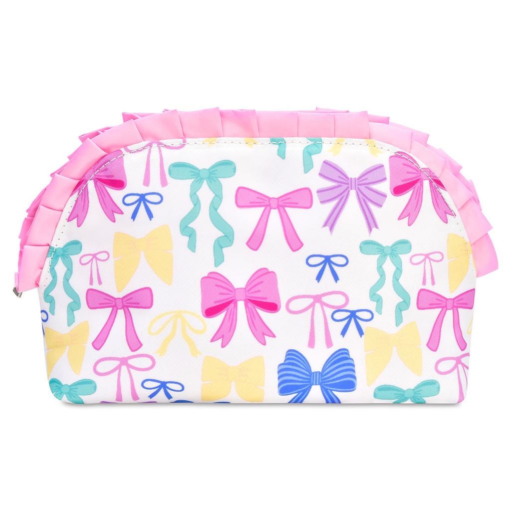 PRETTY BOWS OVAL COSMETIC BAG