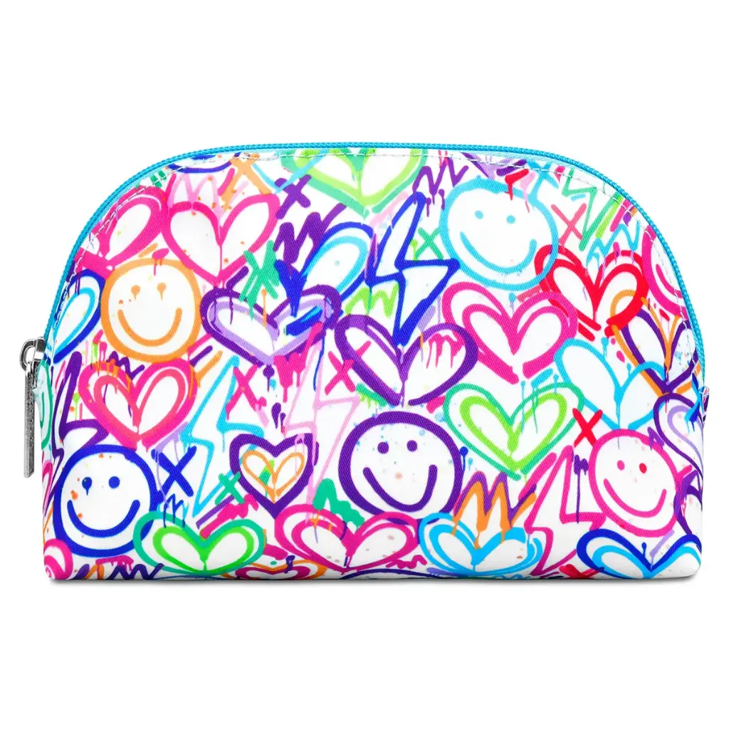 COREY PAIGE LIGHTNING LOVE OVAL COSMETIC BAG