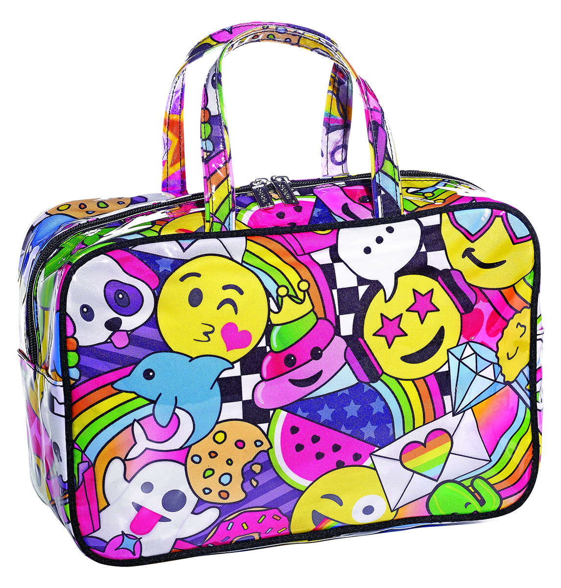 Emoji Party Large Cosmetic Bag