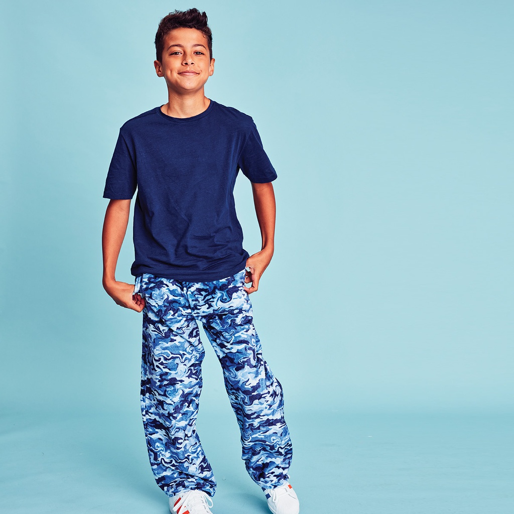 WILD CAMO PLUSH PANTS