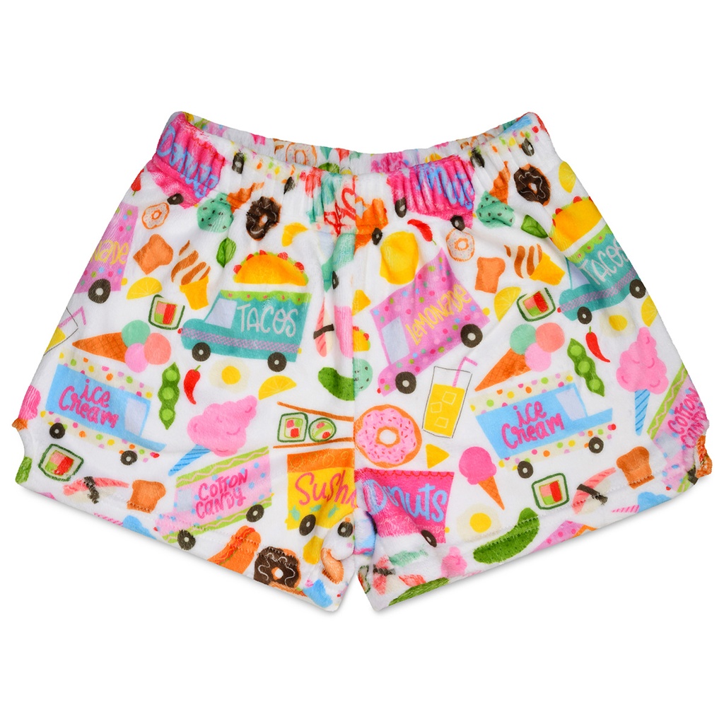 FOOD TRUCK PLUSH SHORTS