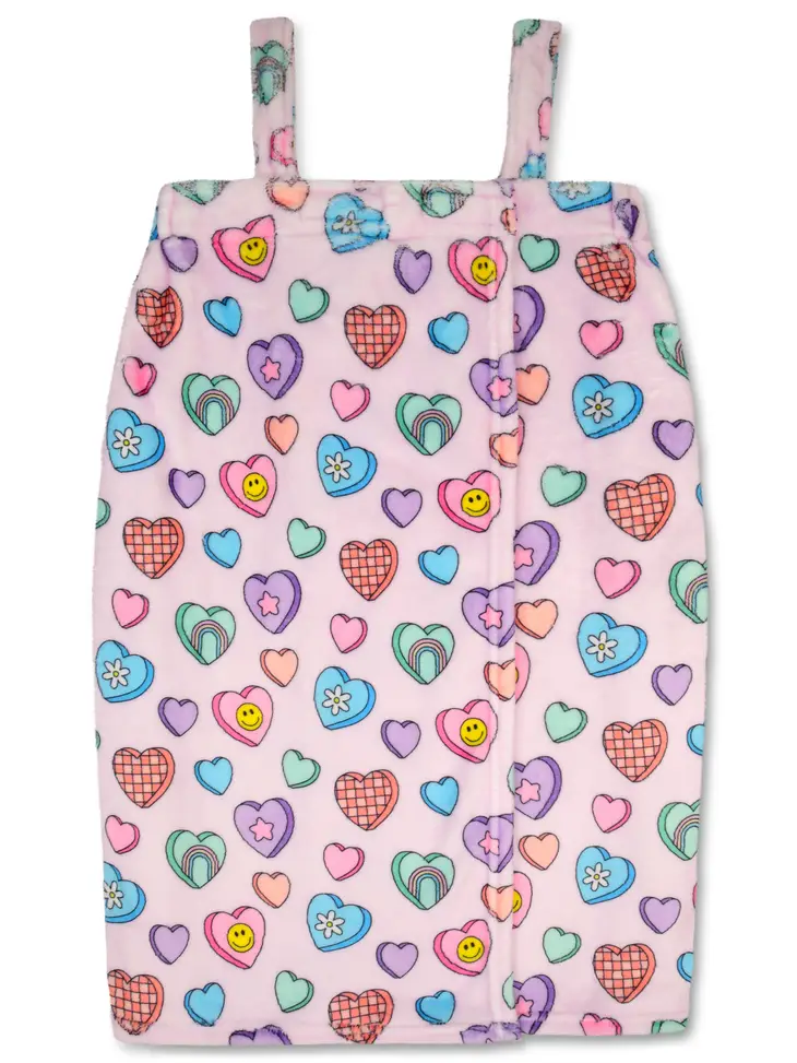 CANDY HEARTS SPA WRAP M/L