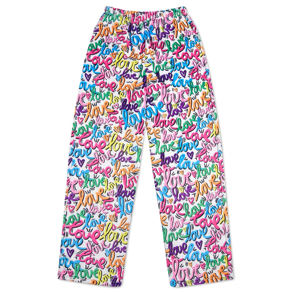 COREY PAIGE LOVE LETTERS PLUSH PANTS