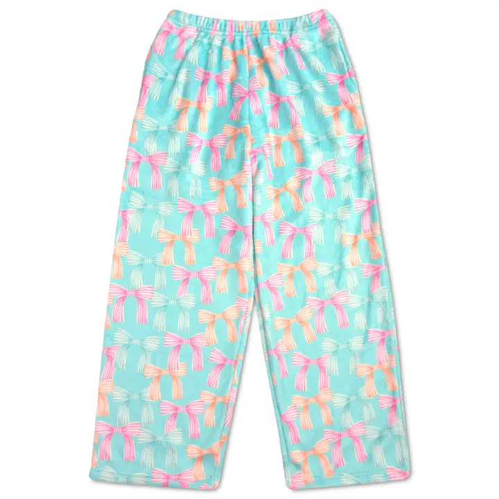BEAUTIFUL BOWS PLUSH PANTS