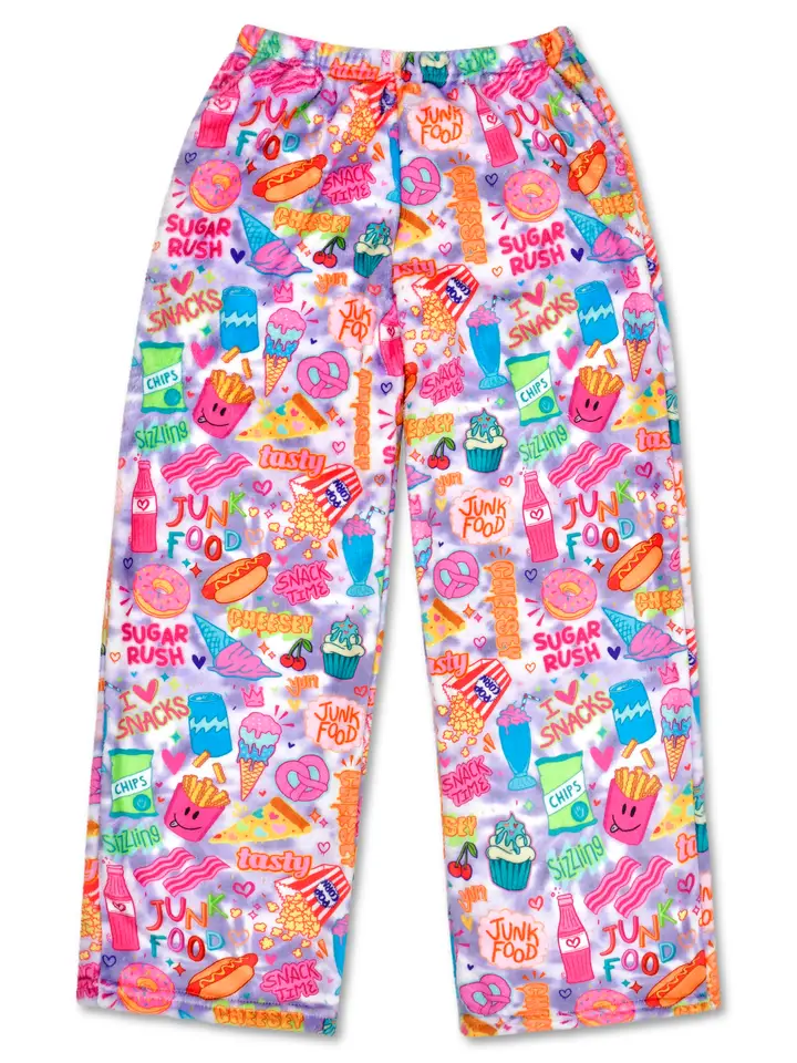 COREY PAIGE JUNK FOOD  PLUSH PANTS