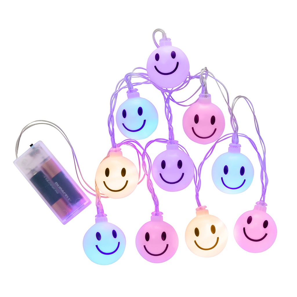 HAPPY FACE STRING LIGHTS