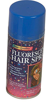 Hair Spray-Fluorescent Blue