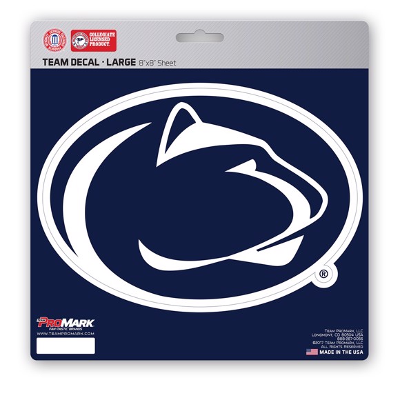 SPORTS TEAM DECAL 8X8 NCAA