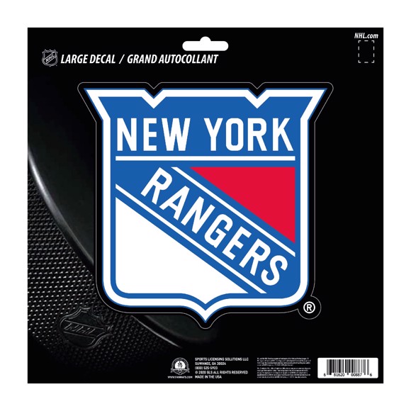 SPORTS TEAM DECAL 8X8 NHL