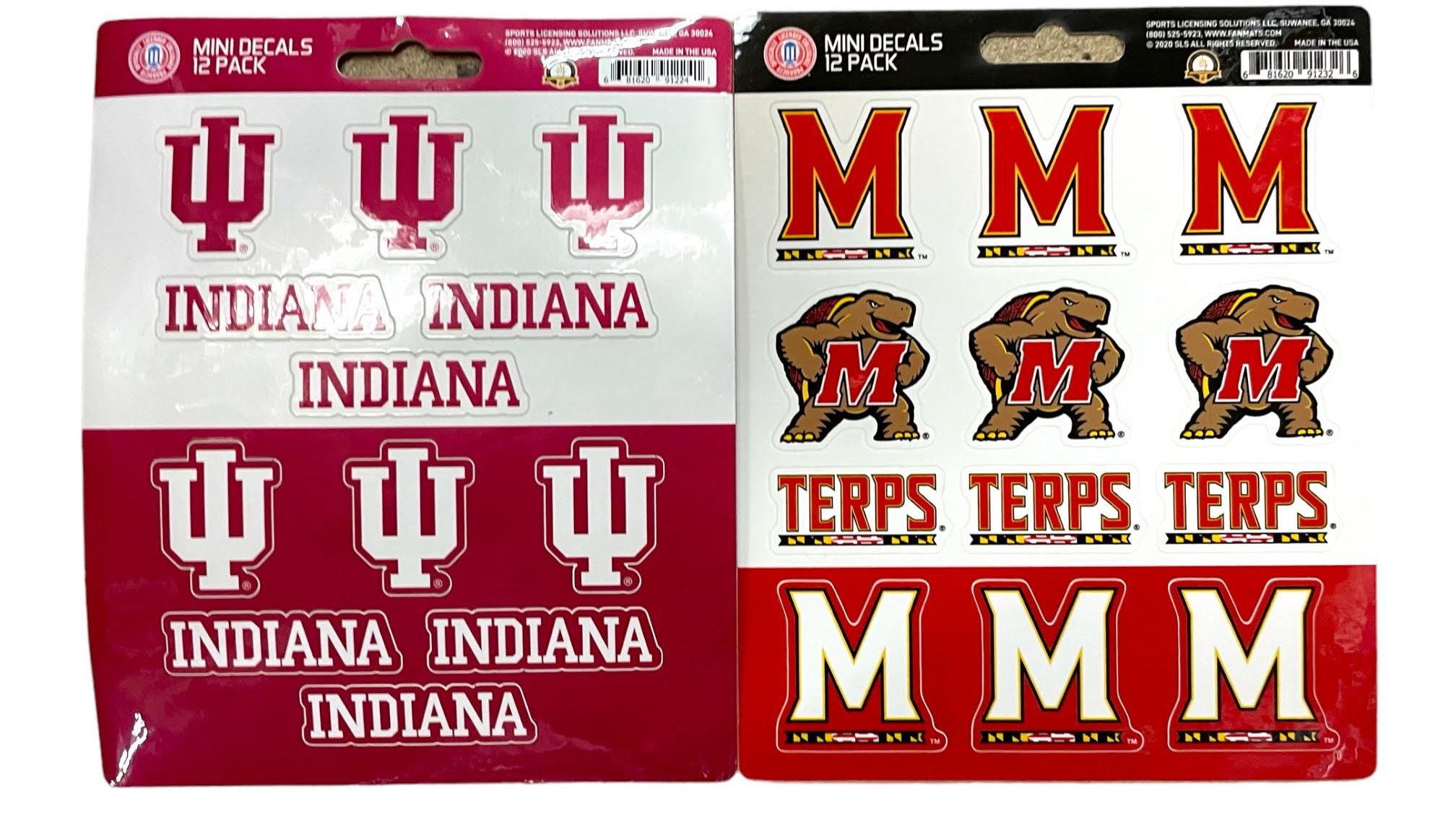 NCAA 12 CT 5X6 DECALS