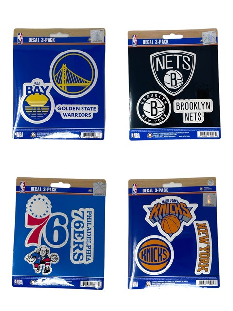 SPORTS TEAM DECAL 8X8 NBA