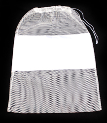 Laundry Bag-Mesh/Nylon with Drawcord and Side Closure