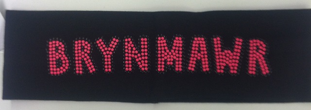 Soft Headband Neon Pink Studs