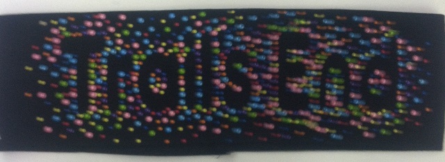 Black Soft Headband with Spray Pearls
